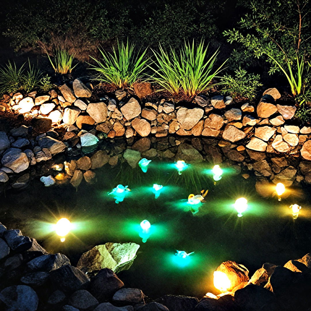 energy efficient submersible pond lights - 15 Duck Pond Ideas