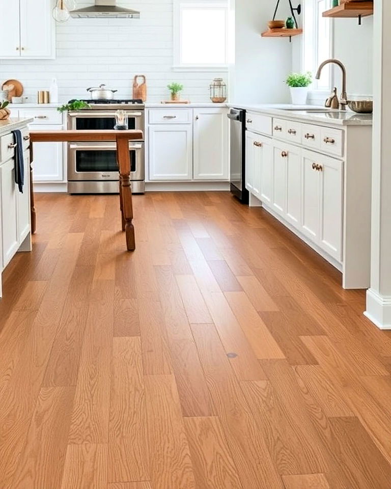 engineered hardwood floor - 40 Farmhouse Flooring Ideas