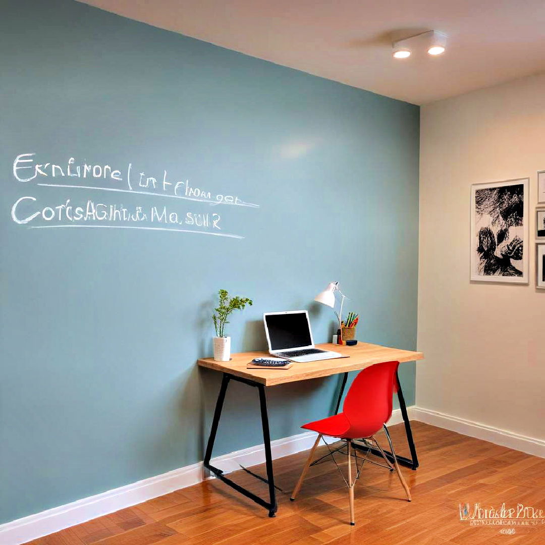 enhance any wall with whiteboard paint - 30 Wall Covering Ideas