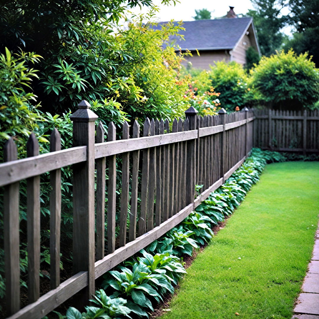enhance your outdoor space with an accent fence - 40 Garden Fence Ideas