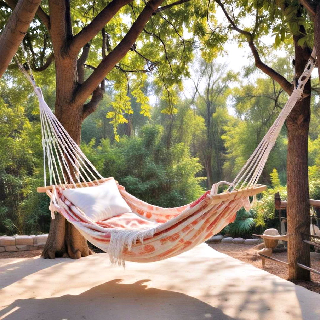 enjoy outdoor seating with hammock - 40 Outdoor Seating Ideas