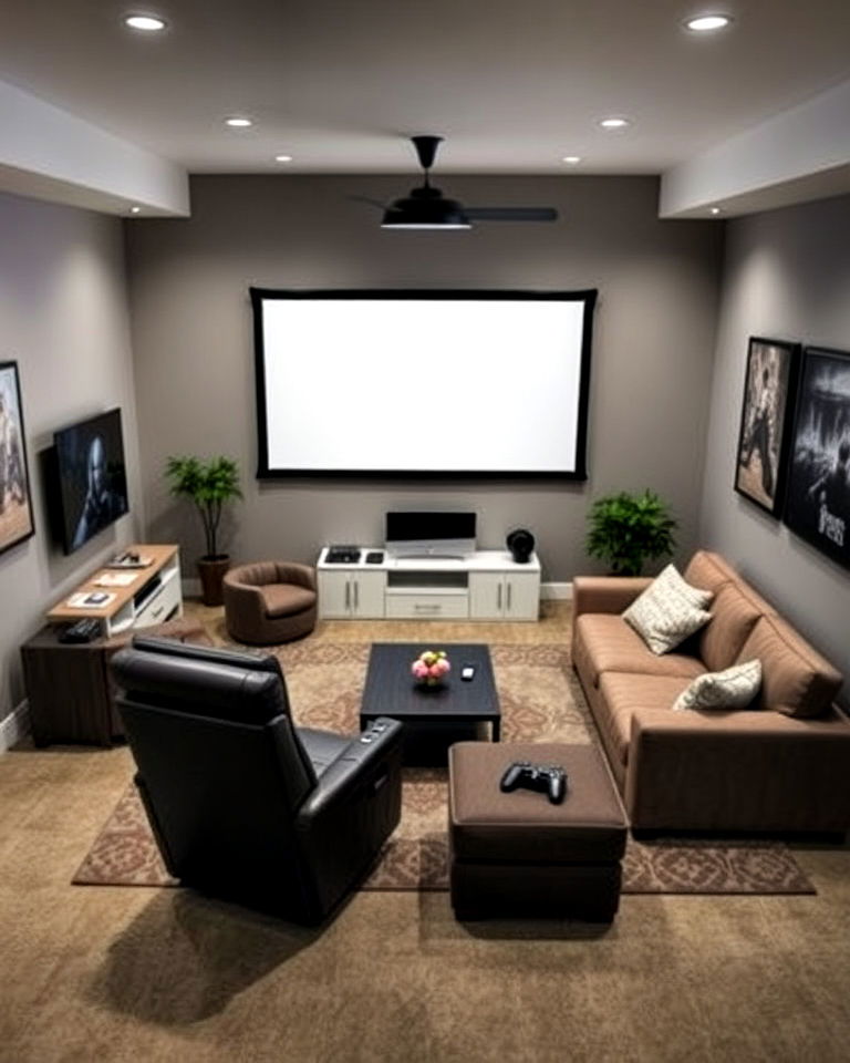 entertainment focused layout ideas - 25 Living Room Layout Ideas