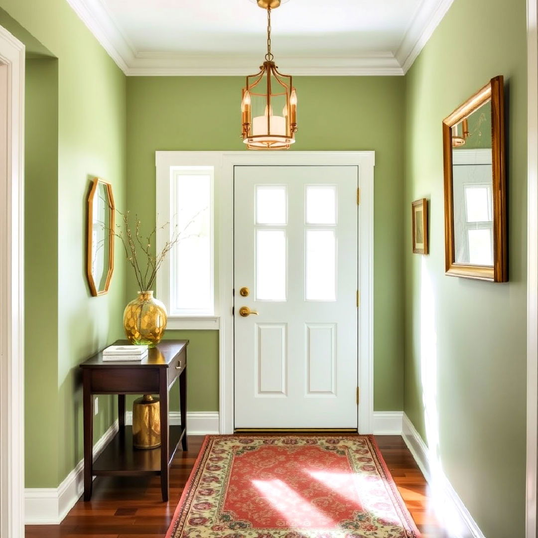 entryway elegance ideas - 40 Sage Green Paint Color Ideas