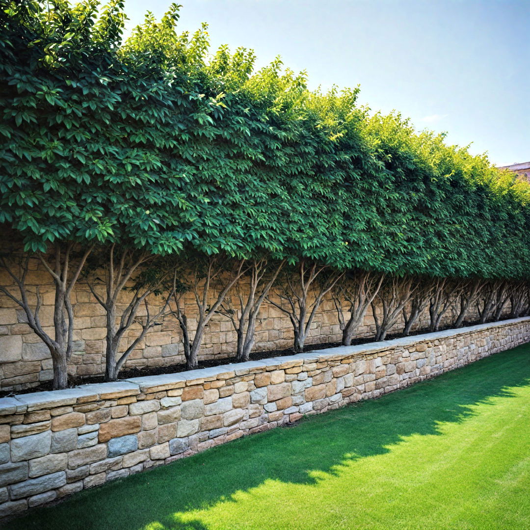 espaliered trees offer unique way to add privacy - 30 Backyard Privacy Ideas