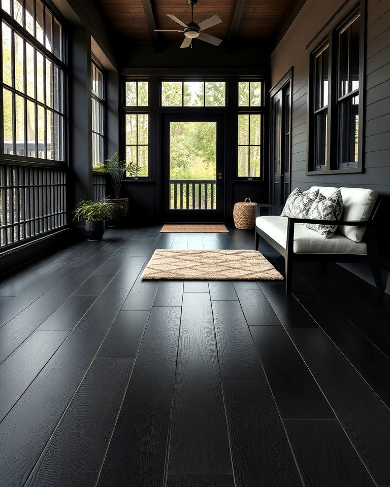 espresso flooring for industrial style homes - 30 Wood Floor Colors