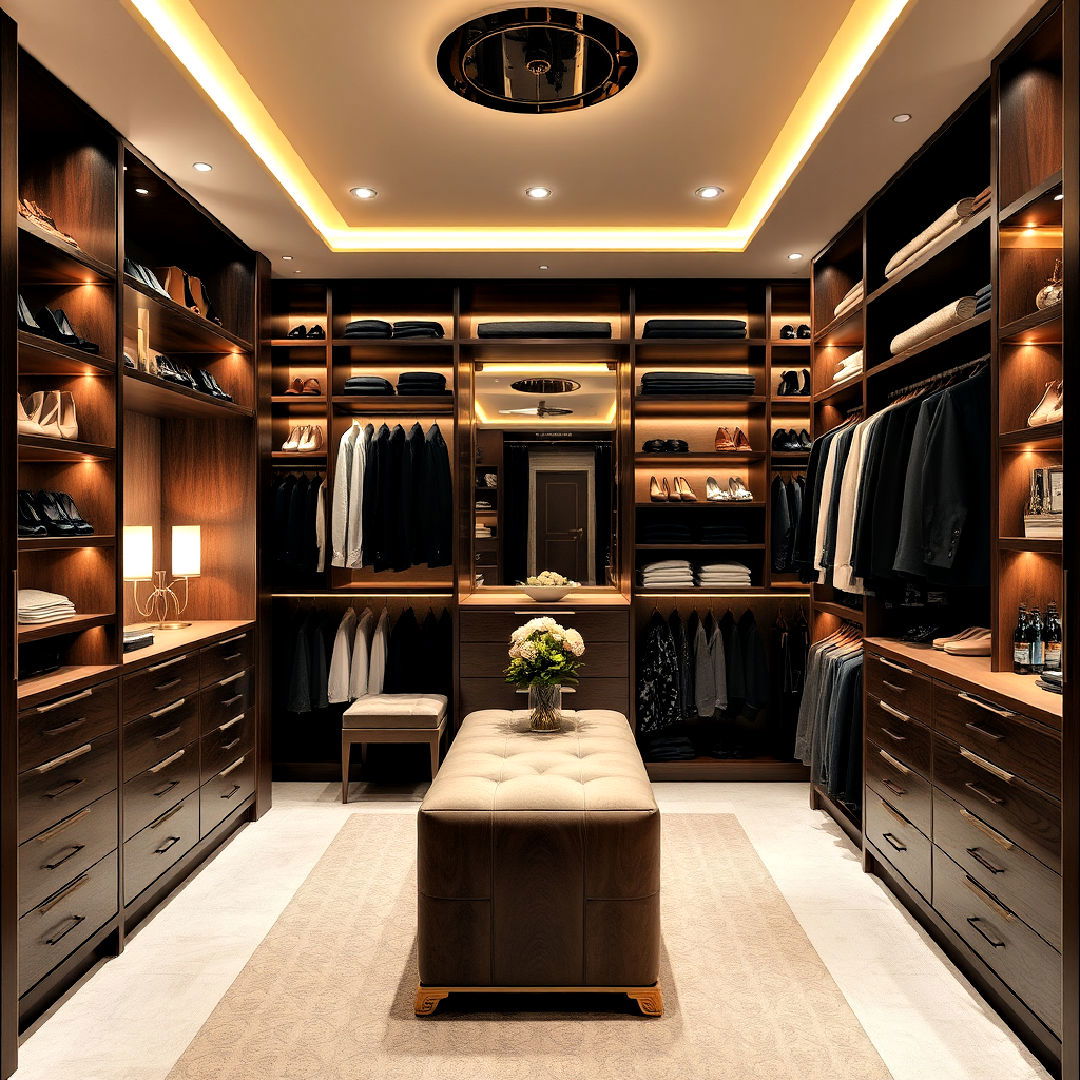 expansive walk in closets design - 25 Penthouse Design Ideas