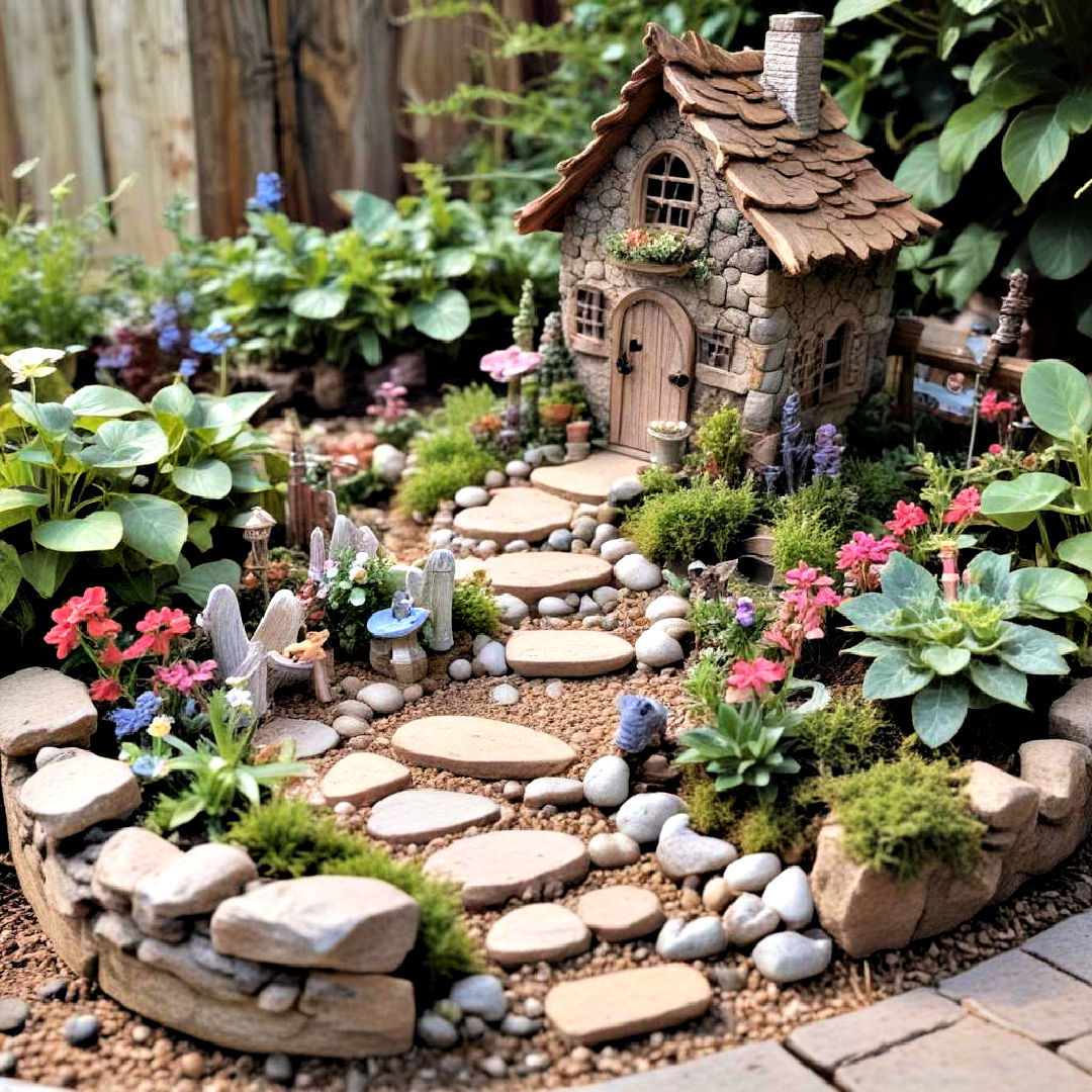 fairy garden for small front yard landscaping - 40 Small Front Yard Landscaping Ideas