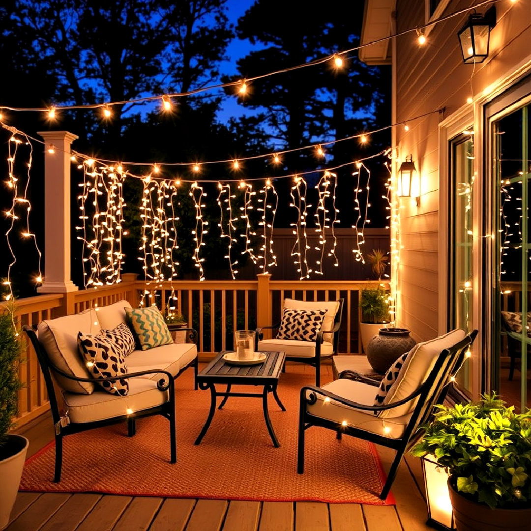 fairy lights for patio string light - 40 Patio String Light Ideas