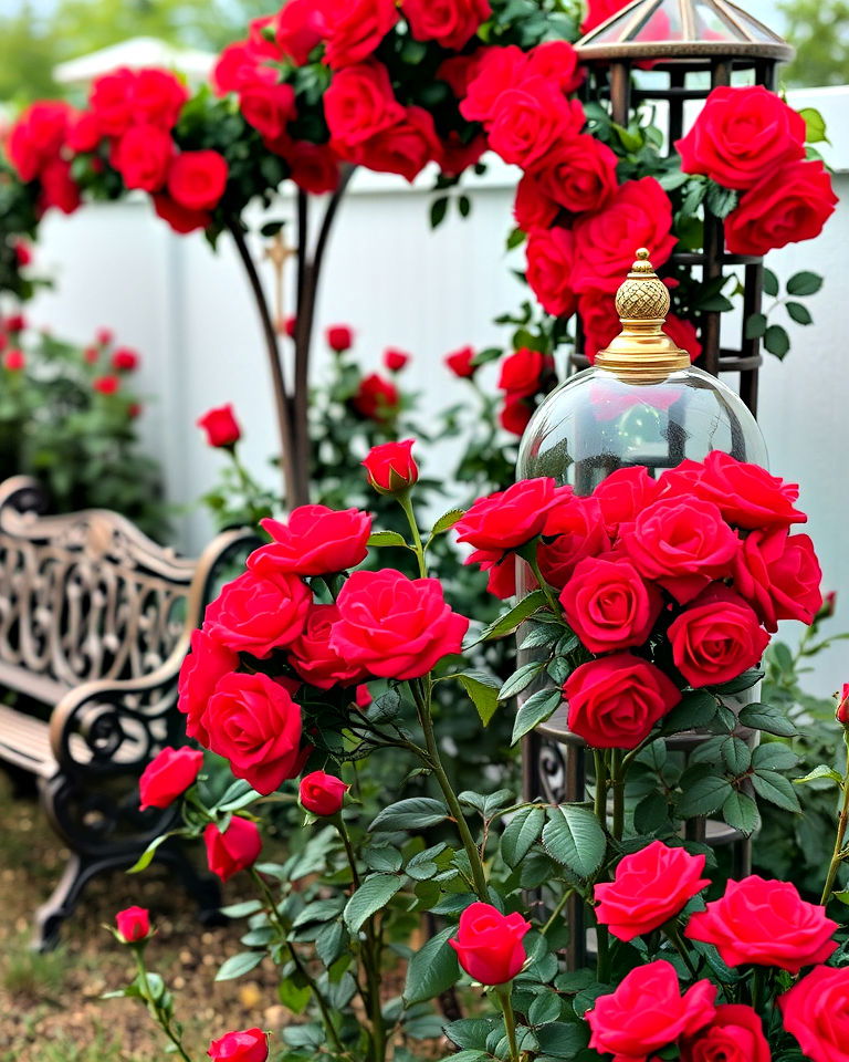 fairy tale aesthetic beauty and the beast rose garden - 20 Disney Garden Ideas