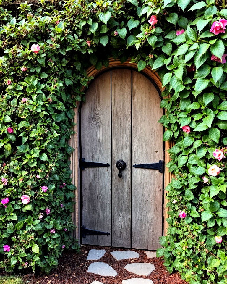 fairytale garden with hidden door in a hedge - 20 Fairytale Garden Ideas