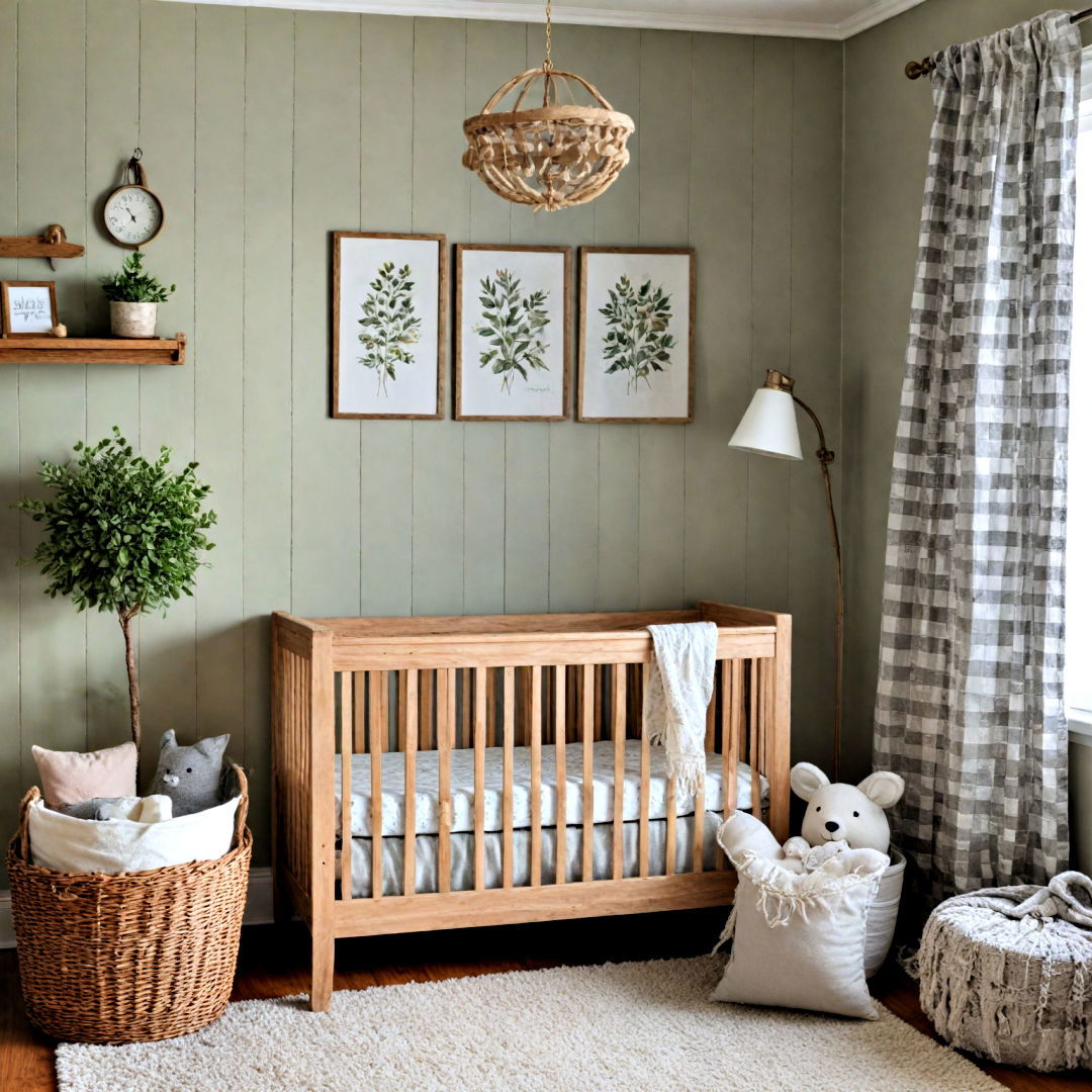farmhouse inspired nursery - 40 Nursery Ideas