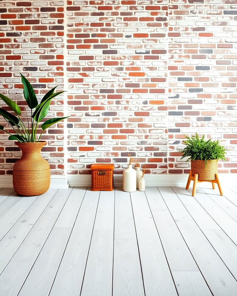 farmhouse with whitewashed wood flooring - 40 Farmhouse Flooring Ideas