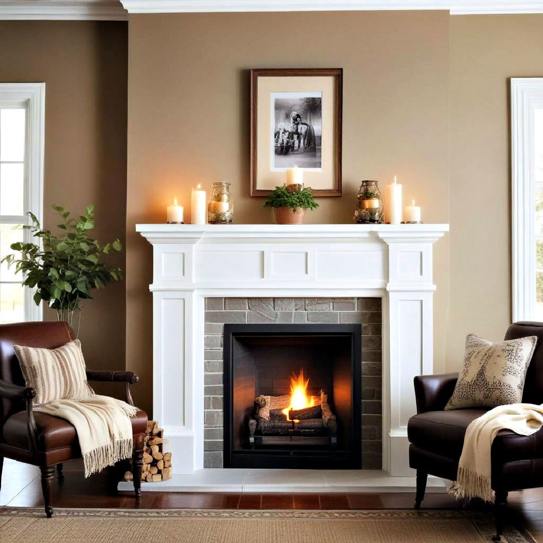 feature fireplace ideas - 30 Cottage Decorating Ideas