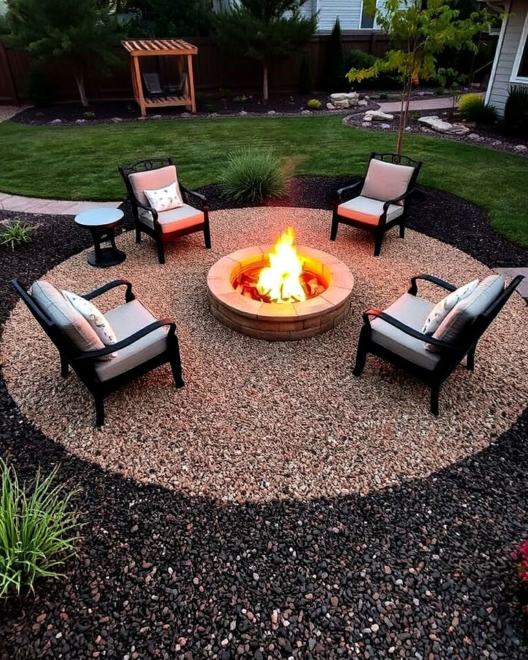fire pit surround with decomposed granite - 30 Decomposed Granite Landscaping Ideas