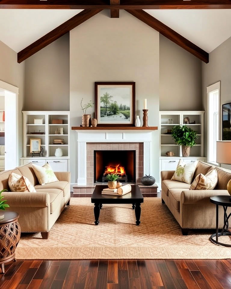 fireplace centric layout ideas - 25 Living Room Layout Ideas