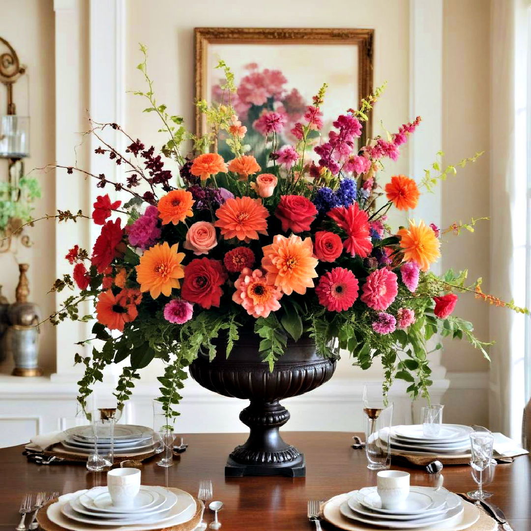 floral arrangement for maximalist decor - 30 Maximalist Decor Ideas