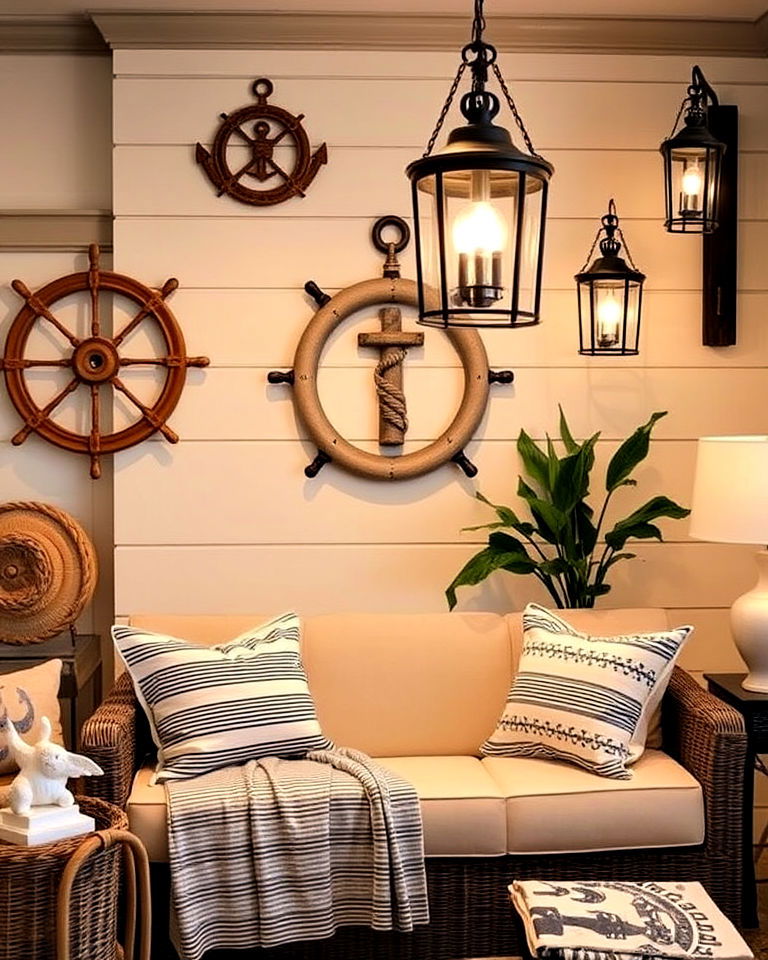 floridas coastal charm with nautical themed decor - 25 Florida Home Decor Ideas
