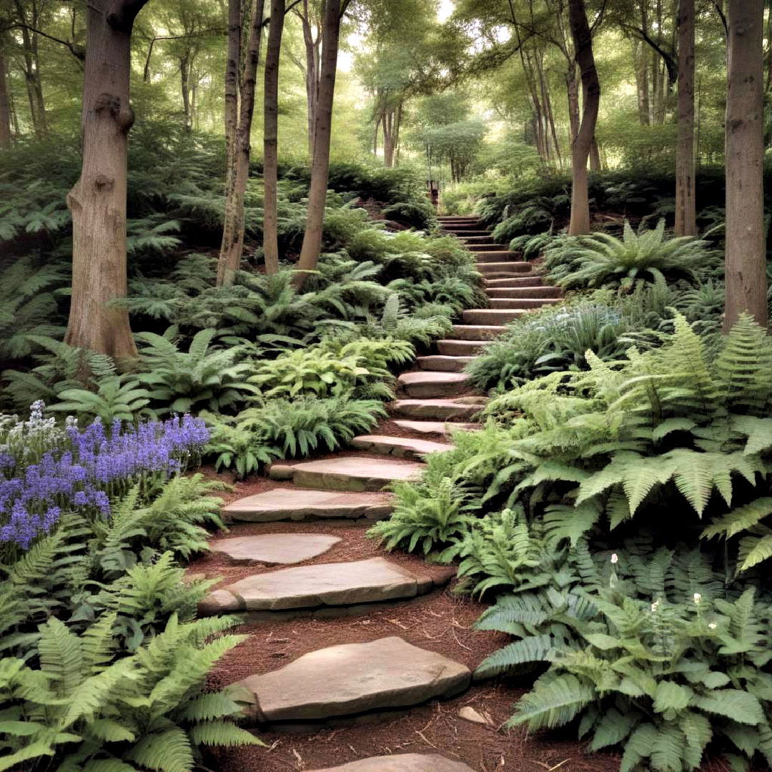 forest like setting with woodland garden - 40 English Garden Design Ideas