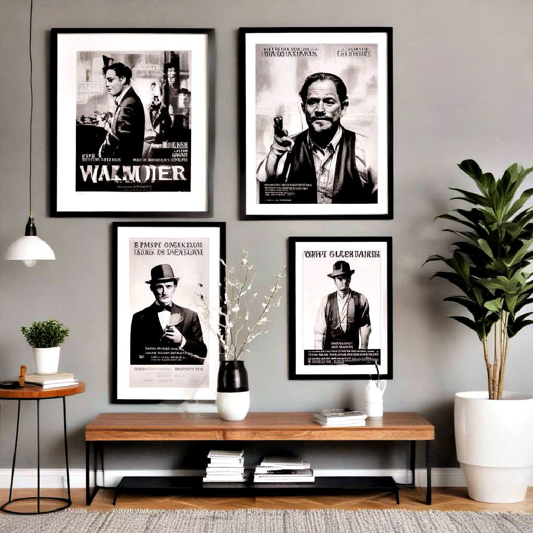 framed posters for wall decor - 40 Wall Decor Ideas