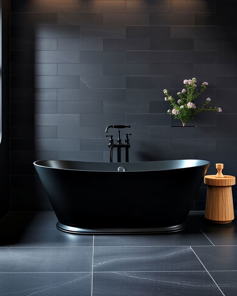 freestanding tub for masculine bathroom - 20 Masculine Bathroom Ideas
