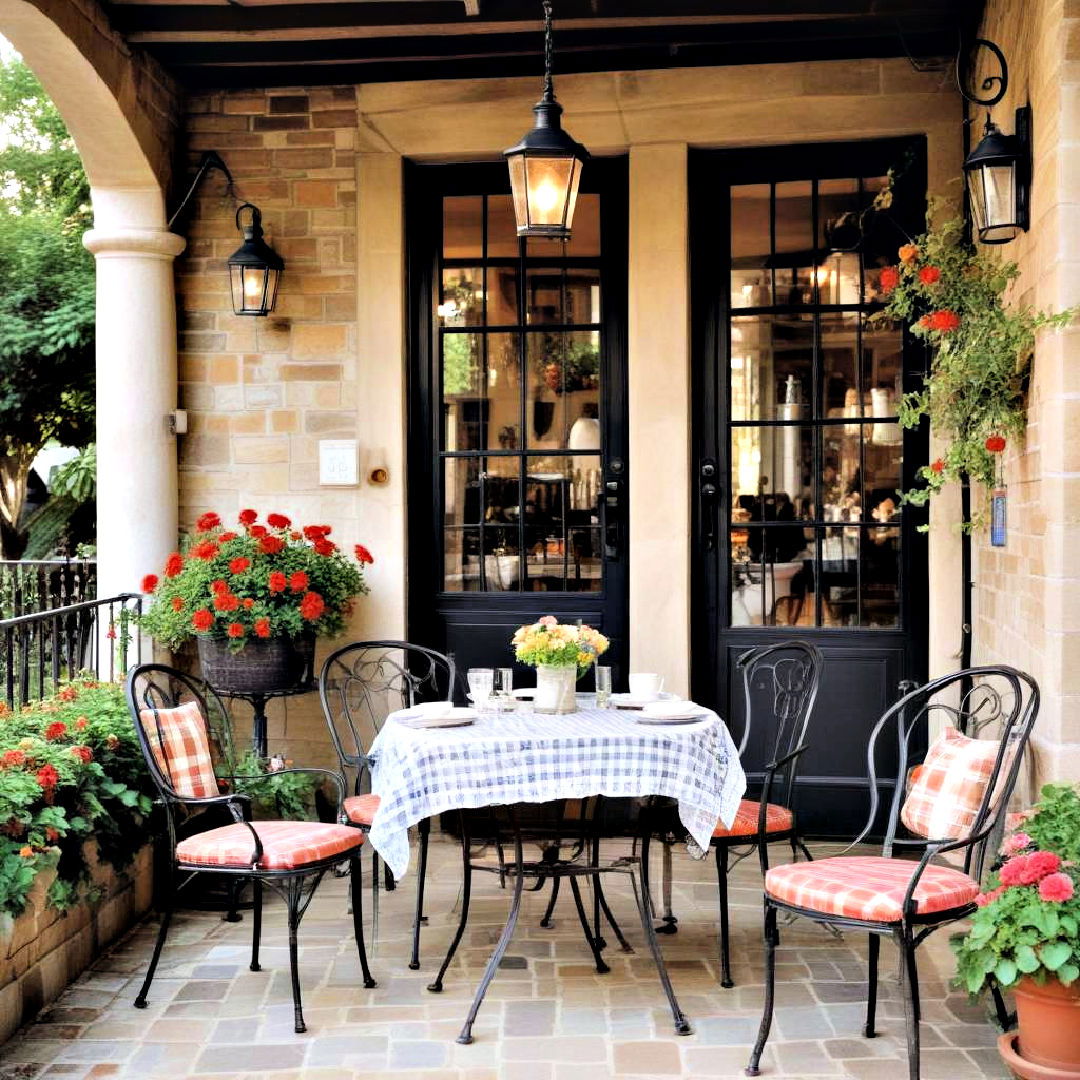 french bistro for enclosed patio - 25 Enclosed Patio Ideas