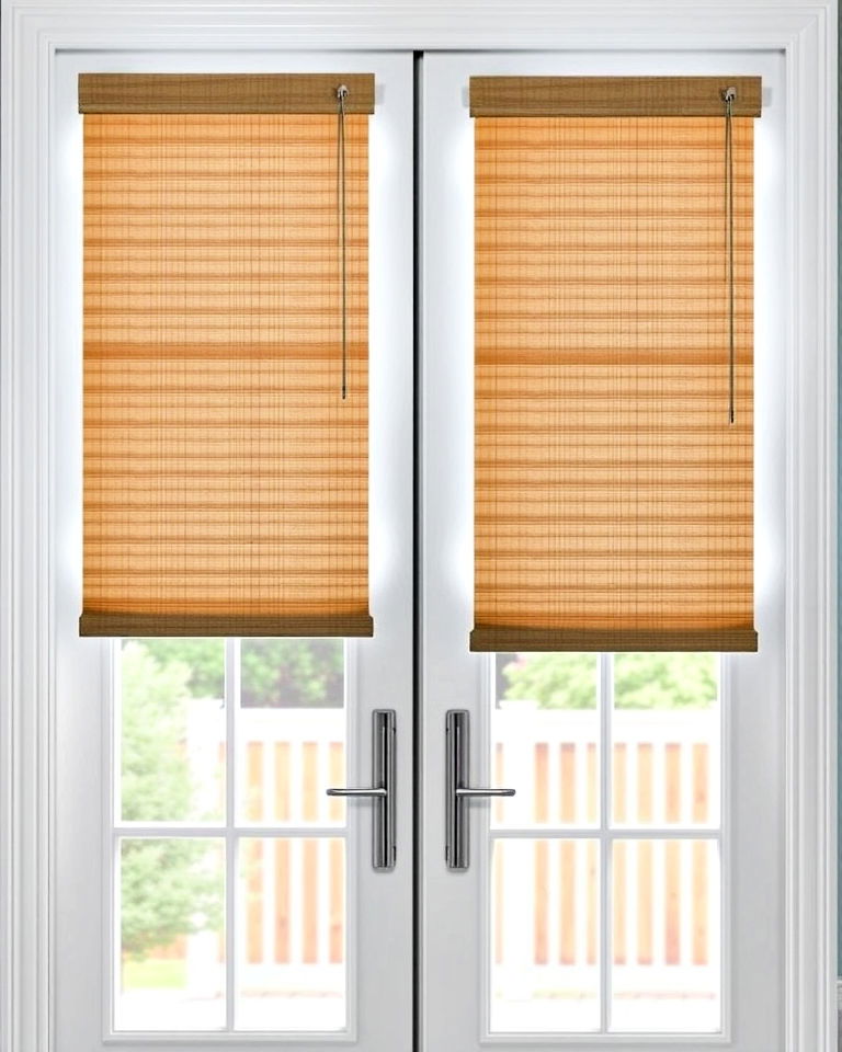 french doors with magnetic blinds - 20 Window Treatments for French Doors