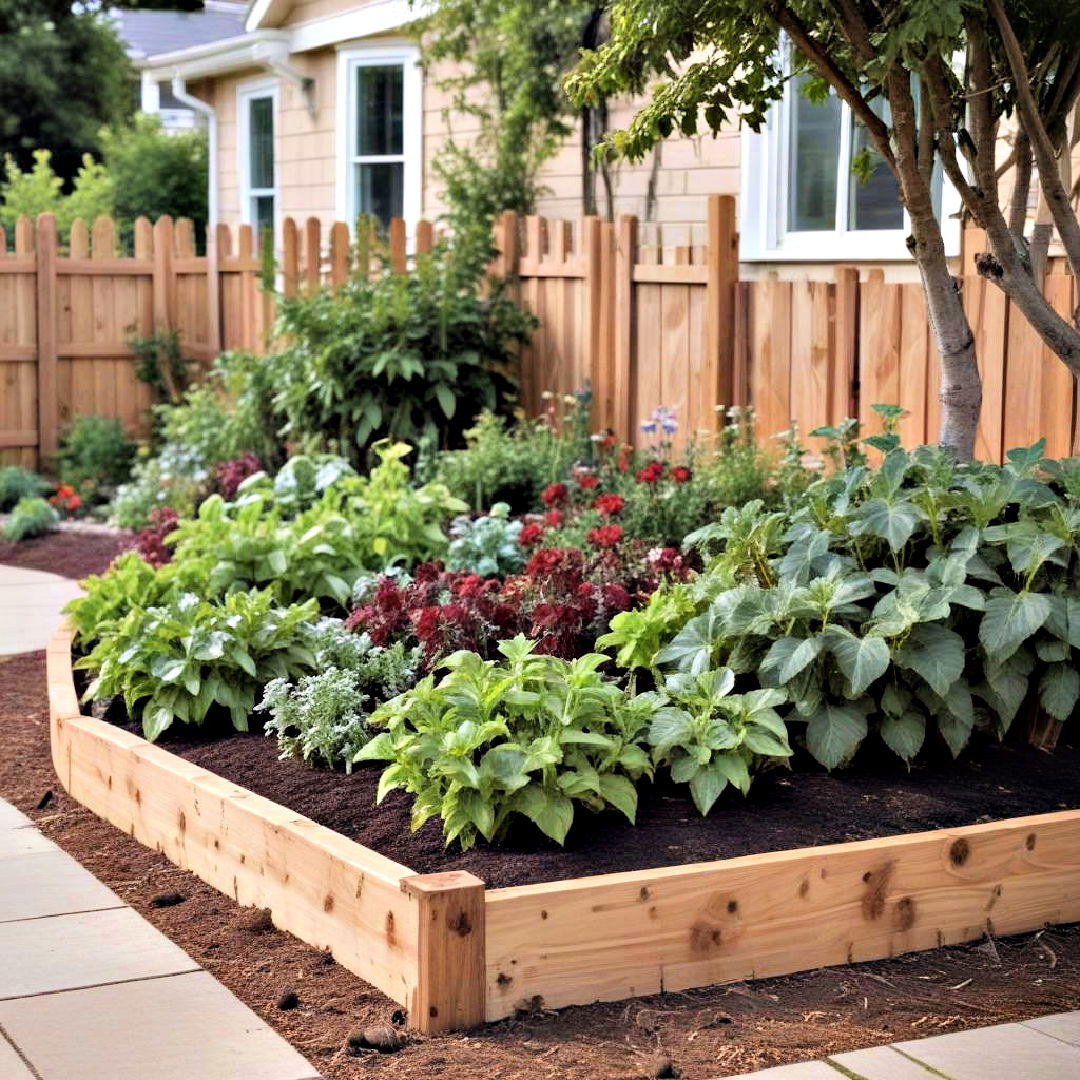 front yard as raised bed garden - 40 Front Yard Landscaping Ideas