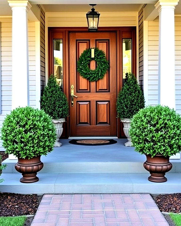 front yard boxwoods thrive in containers - 20 Front Yard Boxwood Shrubs