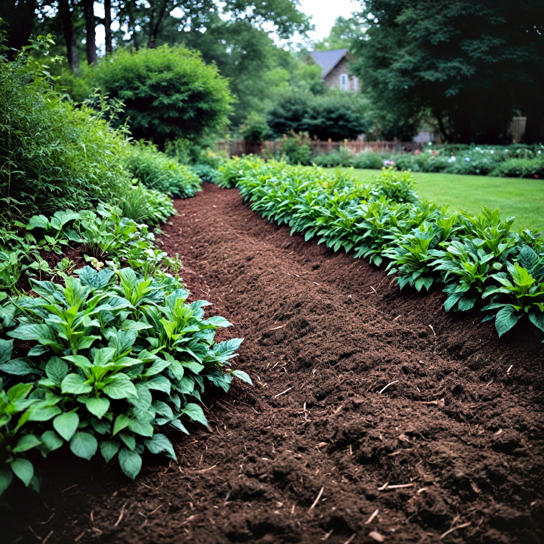 front yard vegetable garden with mulch - 30 Front Yard Landscaping Ideas With Rocks and Mulch