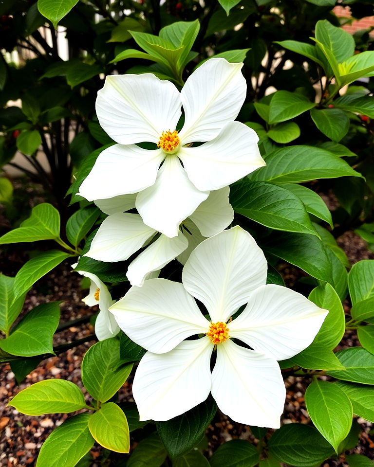 front yard with kousa dogwood tree - 30 Small Trees for Front Yard