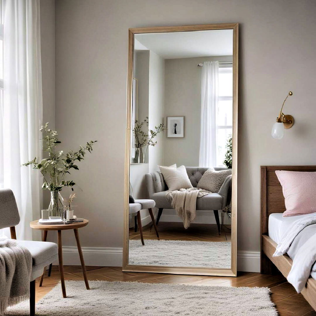 full length mirror for bedroom - 15 Bedroom Mirror Ideas