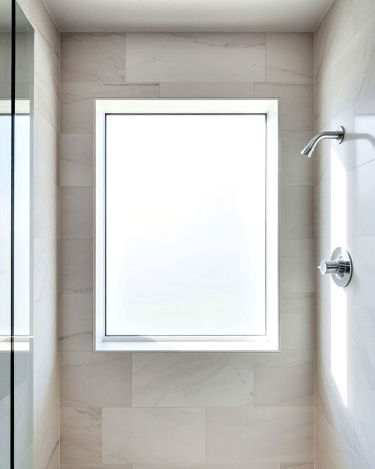 fully recessed shower window ideas - 30 Shower Window Ideas