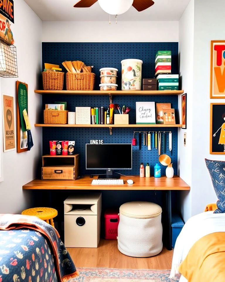 functional DIY craft room - 40 Teenage Boy Bedroom Ideas