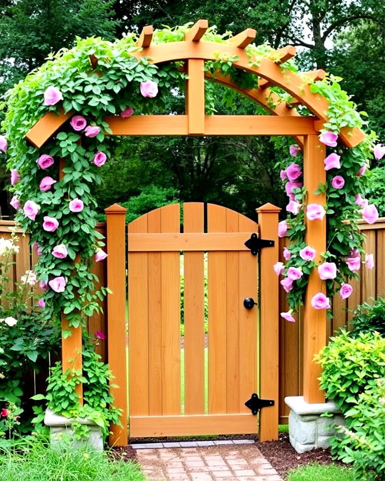 functional garden gate arbor - 40 Garden Arbor Ideas