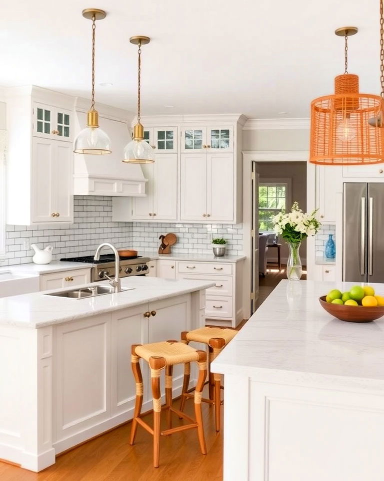 functional hamptons style kitchen - 25 Hamptons Style House Interior Ideas
