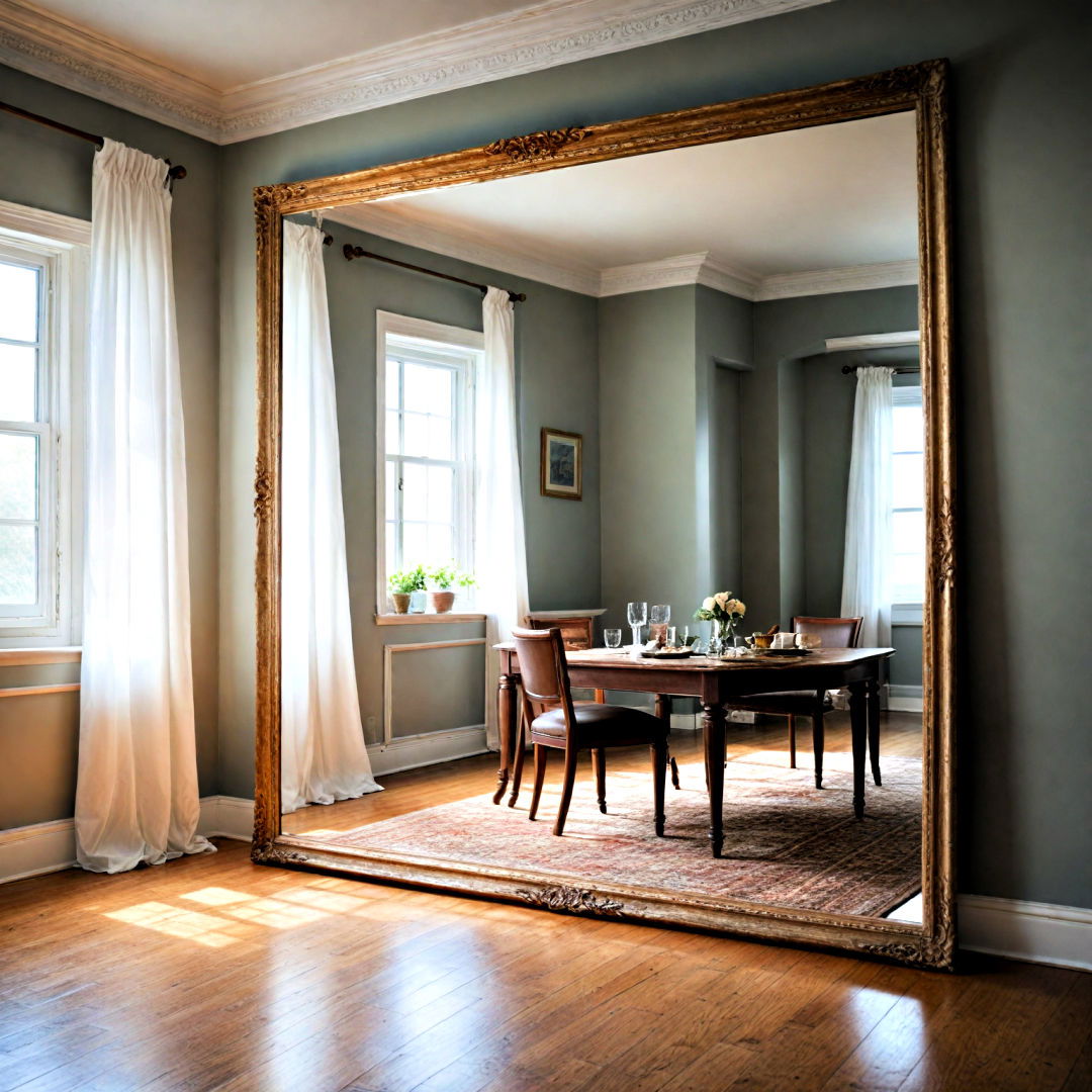 functional large mirror - 40 Aesthetic Room Ideas