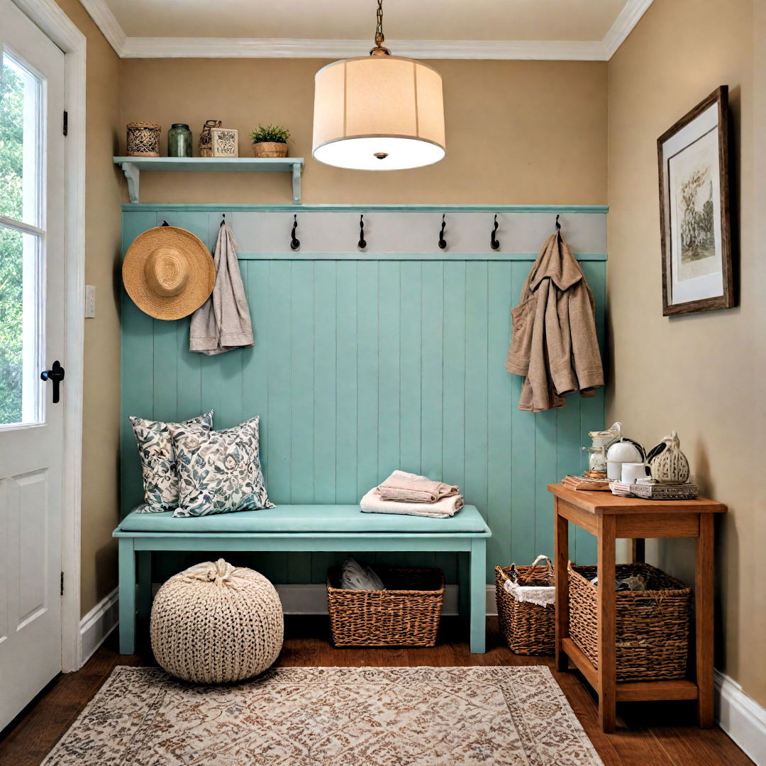 functional seating nook - 40 Mudroom Ideas