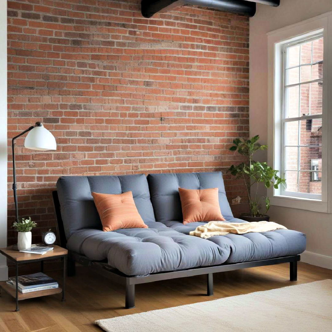 futon for loft style bedroom - 15 Futon Bedroom Ideas
