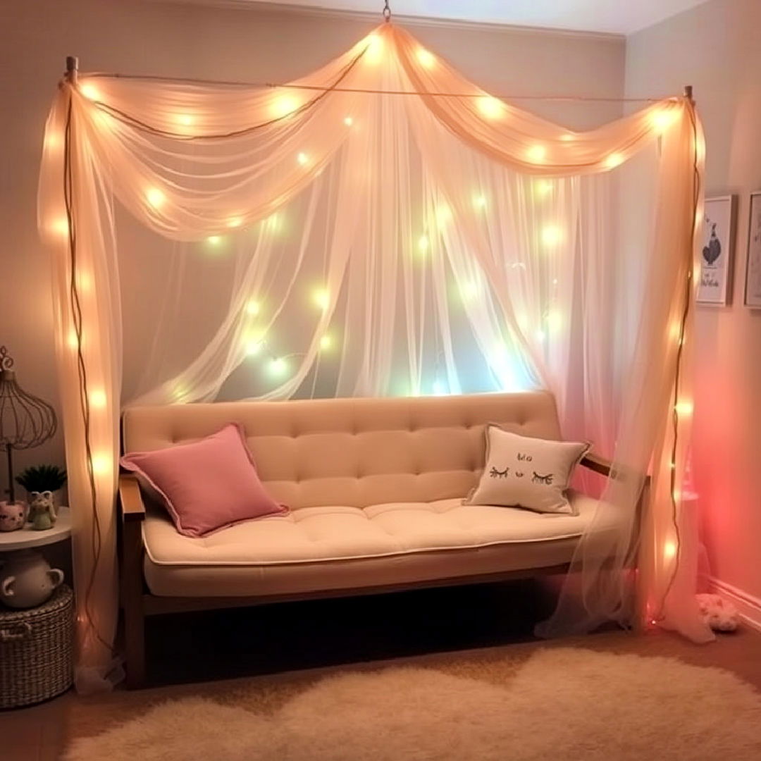 futon with canopy for bedroom - 15 Futon Bedroom Ideas