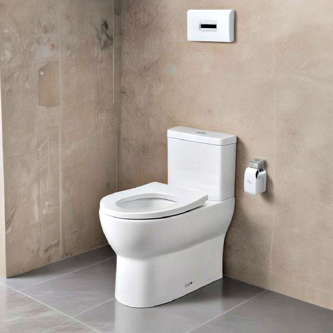 futuristic toilet flush - 40 Modern Bathroom Ideas