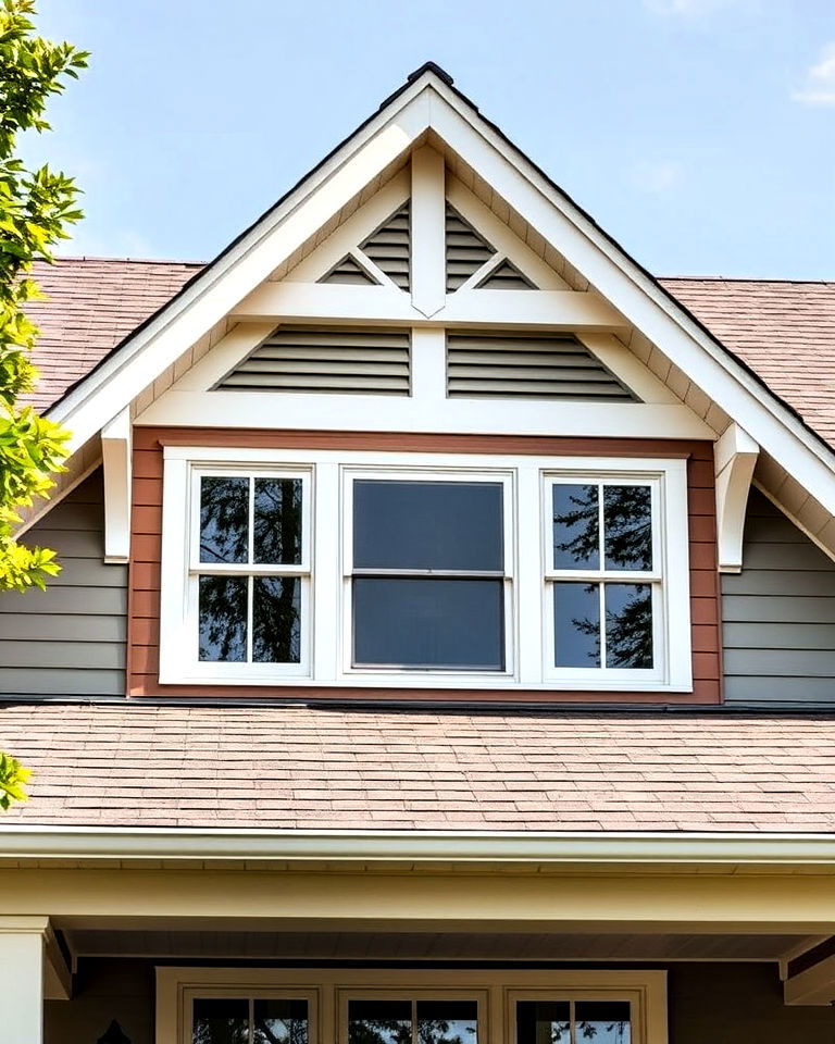 gable pediments to add decorative touch - 40 Craftsman Style House Exterior Ideas
