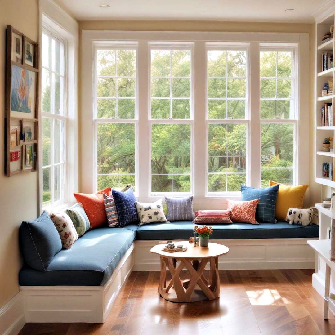 game zone for board games - 40 Window Seat Ideas