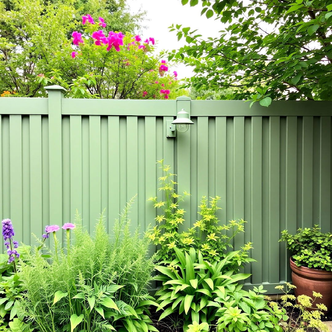 garden fence with sage green paint - 40 Sage Green Paint Color Ideas