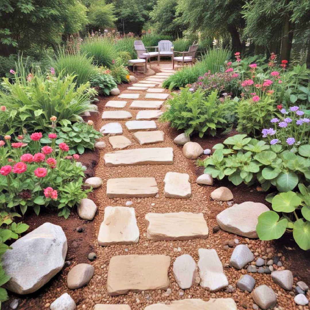 garden path for pond landscaping - 15 Pond Landscaping Ideas