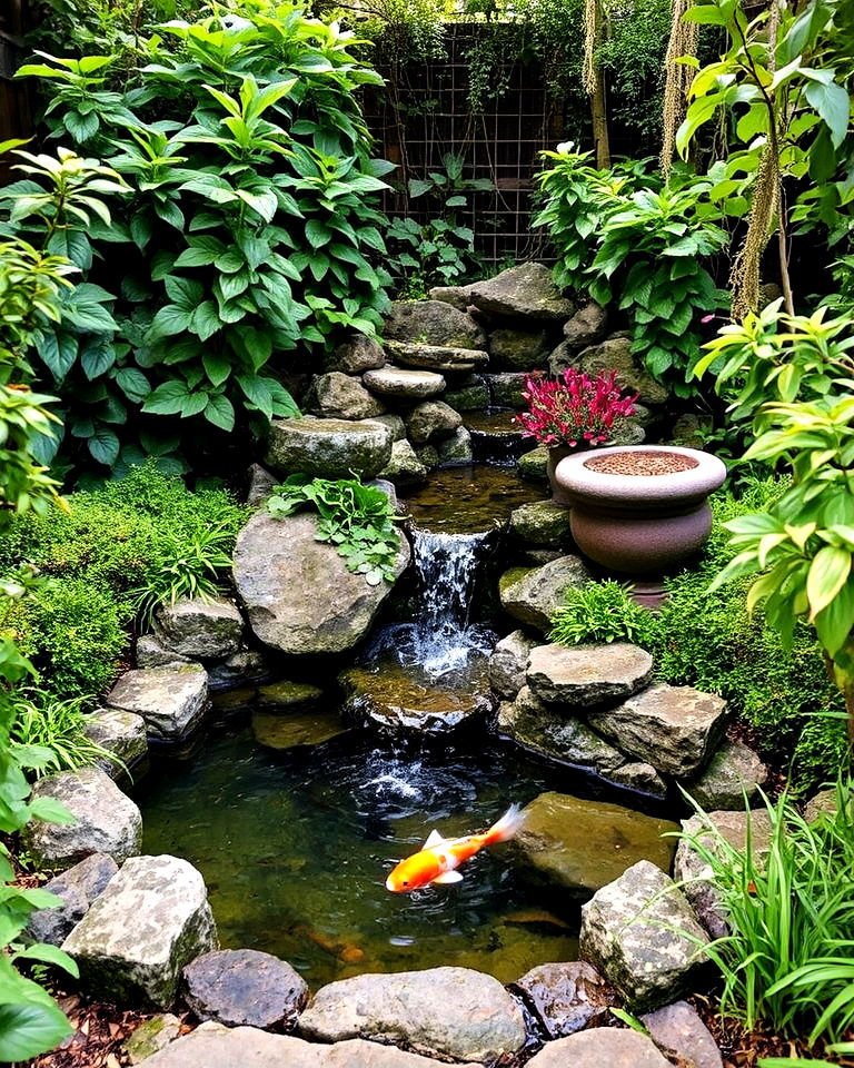 garden with hidden water feature - 35 Secret Garden Ideas