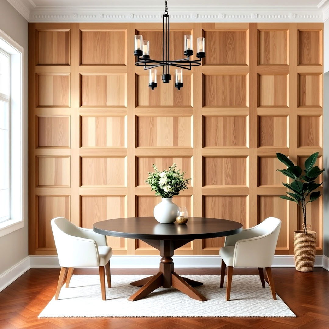 geometric board and batten accent wall - 25 Geometric Accent Wall Ideas