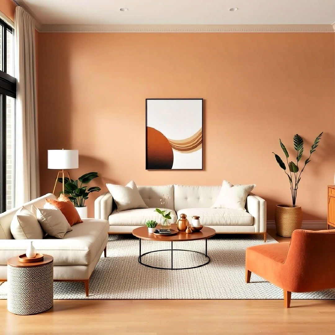ginger and soft beige warm neutral palette - 40 Warm Color Palettes for Every Room in the House