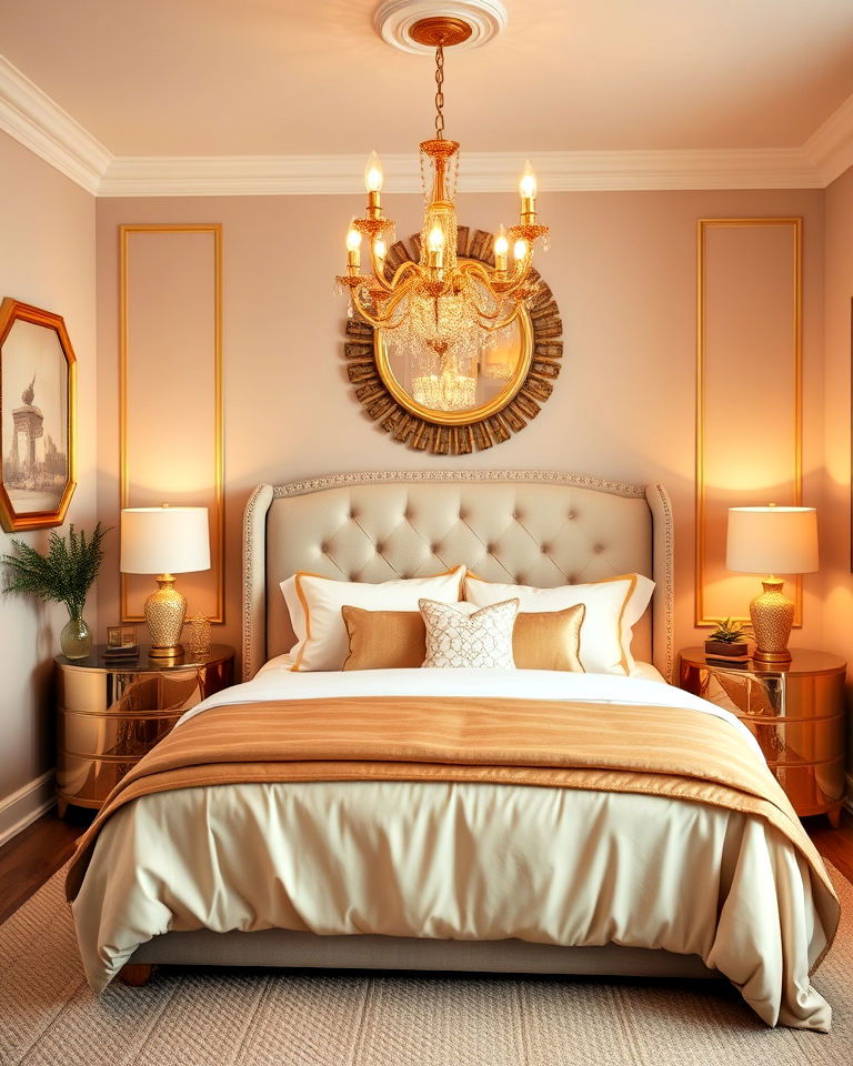 glamorous fearless gold accents - 20 Taylor Swift Themed Bedroom Decor Ideas