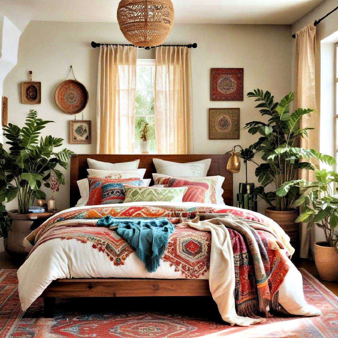 global inspired decor to create personalized atmosphere - 40 Modern Bedroom Ideas