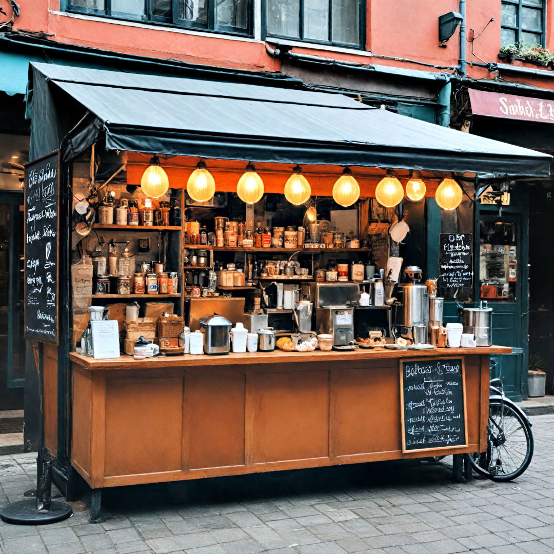 global street food and coffee bar - 40 Coffee Bar Ideas